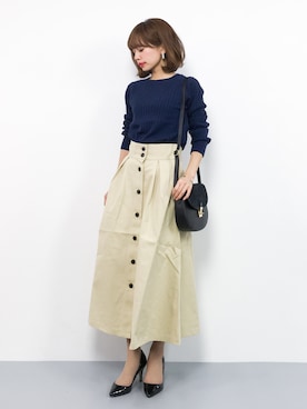 erikoさん（レディース・152cm）の冬コーディネート