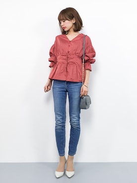 erikoさん（レディース・152cm）の春コーディネート