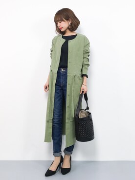 erikoさん（レディース・152cm）の春コーディネート