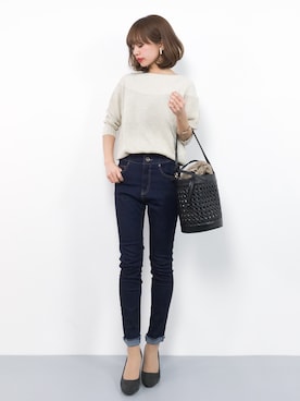 erikoさん（レディース・152cm）の春コーディネート