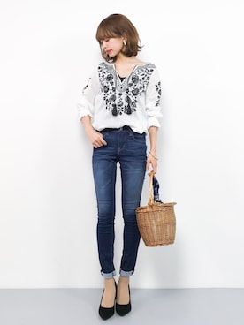 erikoさん（レディース・152cm）の春コーディネート