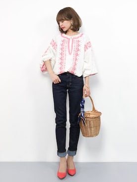 「Ctrl freak （コントロール フリーク）のアイテム」を使った、erikoさん（レディース・152cm）の春コーディネート