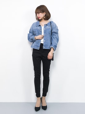 erikoさん（レディース・152cm）の春コーディネート