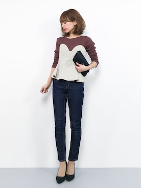 erikoさん（レディース・152cm）の春コーディネート