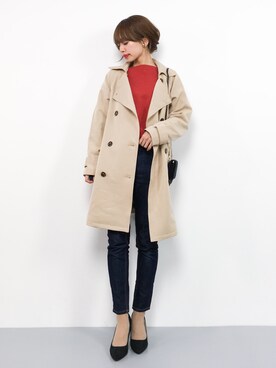 erikoさん（レディース・152cm）の春コーディネート