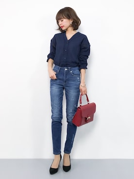 erikoさん（レディース・152cm）の春コーディネート