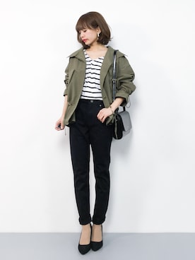 erikoさん（レディース・152cm）の春コーディネート