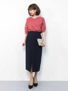 IENA(イエナ)の「TA/P スリットタイトスカート◇(スカート)」 - WEAR