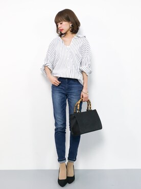 erikoさん（レディース・152cm）の春コーディネート