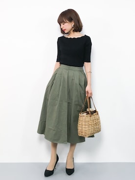 erikoさん（レディース・152cm）の春コーディネート