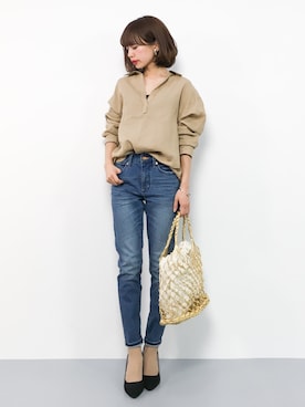 erikoさん（レディース・152cm）の春コーディネート