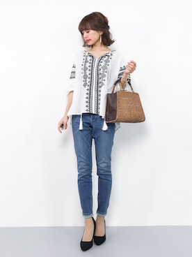 erikoさん（レディース・152cm）の春コーディネート