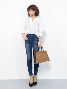 erikoさん（レディース・152cm）の春コーディネート