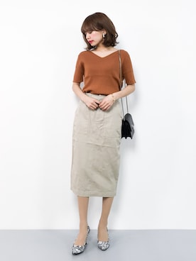 erikoさん（レディース・152cm）の春コーディネート