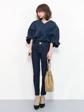 erikoさん（レディース・152cm）の春コーディネート