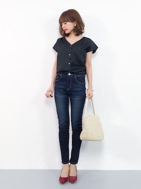 erikoさん（レディース・152cm）の春コーディネート