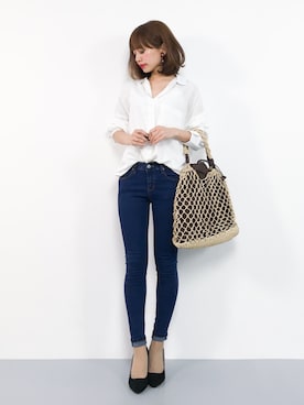 erikoさん（レディース・152cm）の春コーディネート