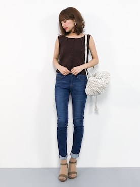 erikoさん（レディース・152cm）の春コーディネート