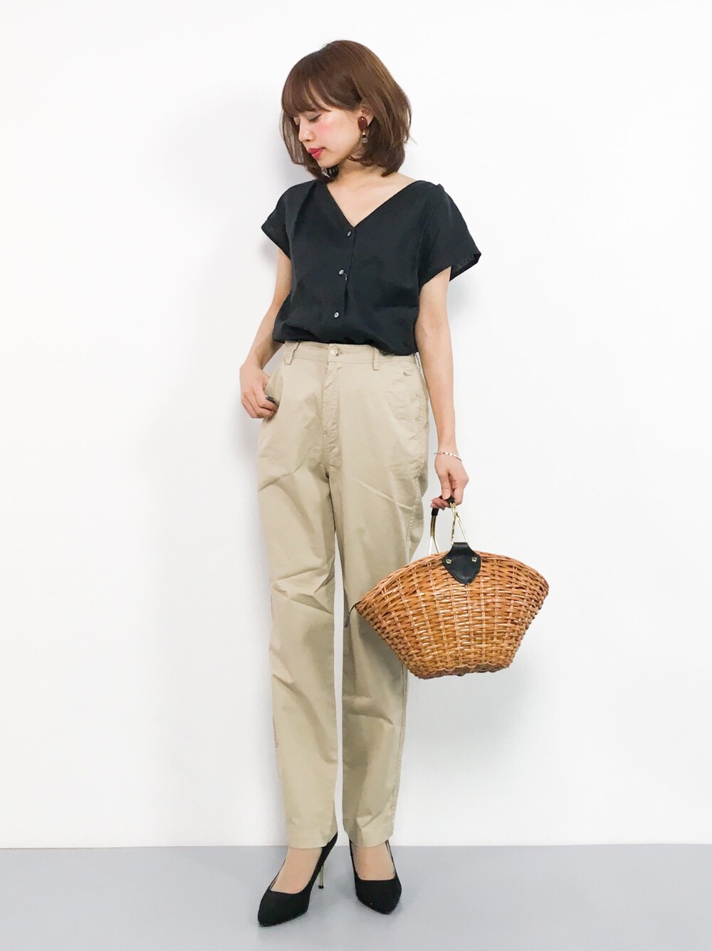 IENA（イエナ）の「VIOLA DORO ラタンワンハンドルバッグ◇（かご