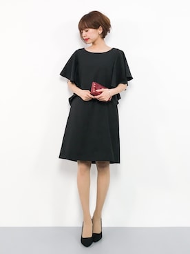 「Doula Doula（ドゥーラドゥーラ）のアイテム（ドレス）」を使った、erikoさん（レディース・152cm）の夏コーディネート