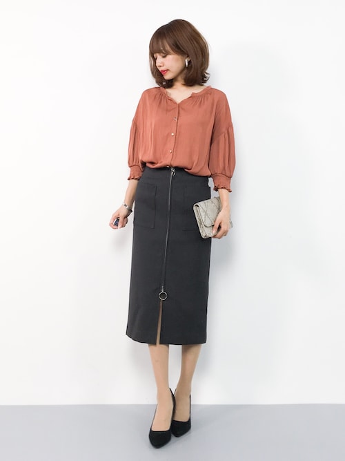 Eriko Zozotown Perle Pecheのシャツ ブラウスを使ったコーディネート Wear