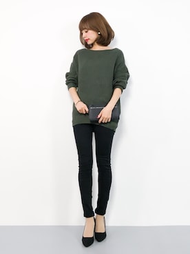 erikoさん（レディース・152cm）の秋コーディネート