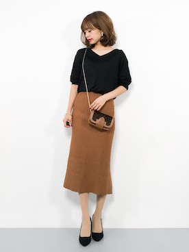 「kiko（キコ）のアイテム」を使った、erikoさん（レディース・152cm）の秋コーディネート