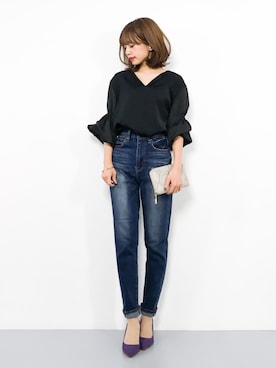 erikoさん（レディース・152cm）の秋コーディネート