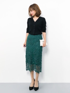 Fifth フィフス の レースロングタイトスカート スカート Wear