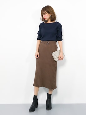 erikoさん（レディース・152cm）の秋コーディネート