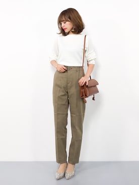 「アイテム（パンプス）」を使った、erikoさん（レディース・152cm）の秋コーディネート