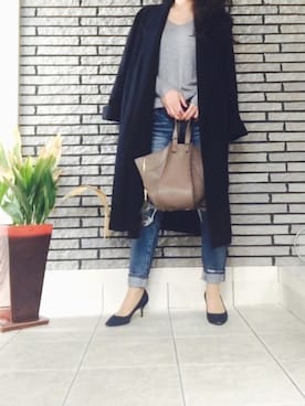 Fさん（レディース・158cm）の春コーディネート