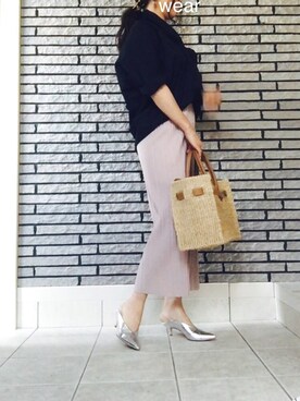 Fさん（レディース・158cm）の春コーディネート