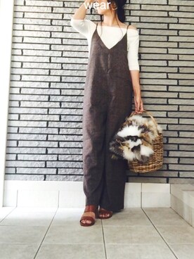 Fさん（レディース・158cm）の秋コーディネート