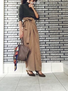 Fさん(レディース・158cm)の秋コーディネート