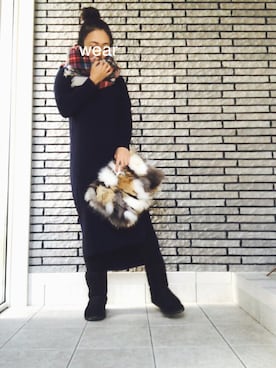 Fさん（レディース・158cm）の秋コーディネート