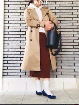 Fさん（レディース・158cm）の冬コーディネート