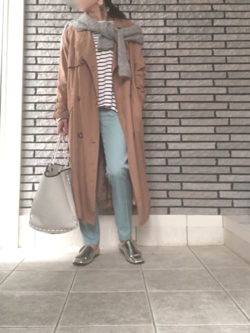 F Ungridのトレンチコートを使ったコーディネート Wear