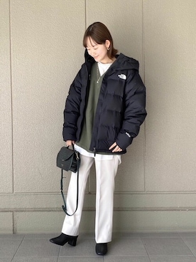 「スローブイエナ」｜「アイテム（ダウンジャケット/コート）」を使った、natsumiさん（レディース・156cm）の秋コーディネート