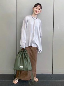 「スローブイエナ」｜「アイテム（アクセサリー）」を使った、natsumiさん（レディース・156cm）の夏コーディネート