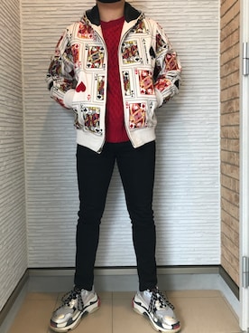 「ストリート服が好き」｜「アイテム（その他アウター）」を使った、Joeさん（メンズ・172cm）の秋コーディネート