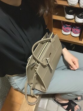 「A land（エーランド）のアイテム」を使った、わんだほさん（レディース・166cm）の夏コーディネート