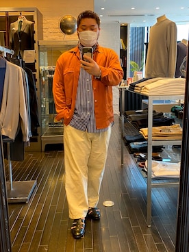 「LEMAIRE（ルメール）のアイテム」を使った、nakazawa0524さん（メンズ・174cm）の春コーディネート