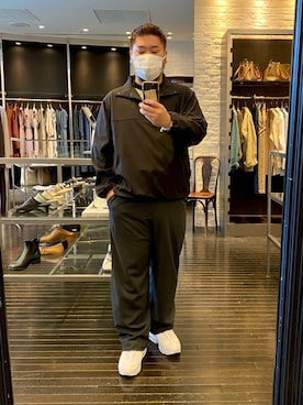 「URBAN RESEARCH（アーバンリサーチ）のアイテム（スラックス）」を使った、nakazawa0524さん（メンズ・174cm）の春コーディネート