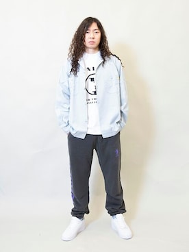 「UNION（ユニオン）のアイテム」を使った、UNION_STAFFSさん（メンズ・178cm）の夏コーディネート