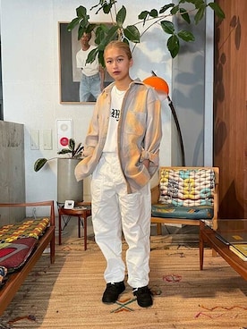 「stussy」｜UNION_STAFFSさん（レディース・162cm）の冬コーディネート