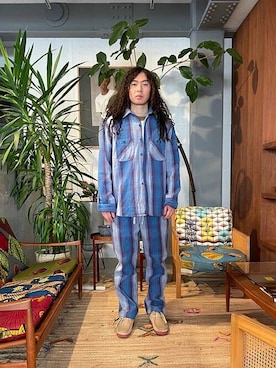 「UNION（ユニオン）のアイテム」を使った、UNION_STAFFSさん（メンズ・178cm）の冬コーディネート