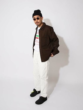 「UNION（ユニオン）のアイテム」を使った、UNION_STAFFSさん（メンズ・180cm）の冬コーディネート