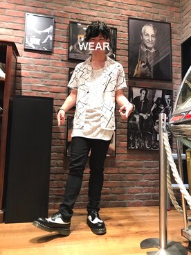「jiggys shop（ジギーズショップ）のアイテム」を使った、Ryu-eiさん（メンズ・172cm・20代）の夏コーディネート