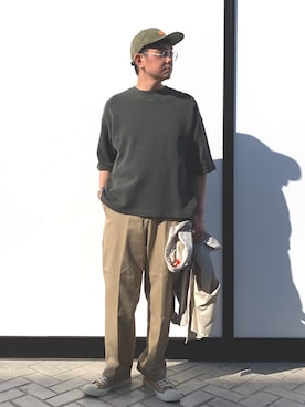 akihiro shimizuさん（メンズ・174cm）の春コーディネート